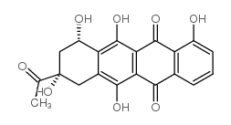 4-脱甲基柔红霉素结构式