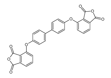 4-[4-[4-[(1,3-dioxo-2-benzofuran-4-yl)oxy]phenyl]phenoxy]-2-benzofuran-1,3-dione结构式