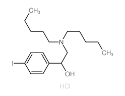 2-(dipentylamino)-1-(4-iodophenyl)ethanol structure