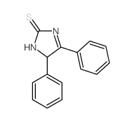 2H-Imidazole-2-thione,1,5-dihydro-4,5-diphenyl- Structure
