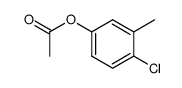 4-chloro-3-methylphenyl acetate Structure