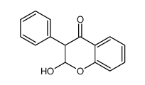 2-hydroxy-3-phenylchroman-4-one结构式