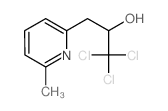 1,1,1-trichloro-3-(6-methylpyridin-2-yl)propan-2-ol结构式