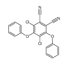 3,5-dichloro-4,6-diphenoxybenzene-1,2-dicarbonitrile结构式