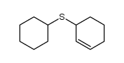 cyclohex-2-enyl-cyclohexyl sulfide结构式
