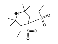 4,4-bis(ethylsulfonyl)-2,2,6,6-tetramethylpiperidine Structure