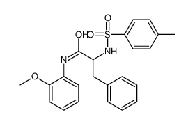 N-(2-methoxyphenyl)-2-[(4-methylphenyl)sulfonylamino]-3-phenylpropanamide Structure