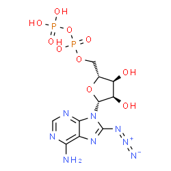 8-azidoadenosine diphosphate结构式