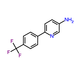 6-[4-(Trifluoromethyl)phenyl]-3-pyridinamine Structure