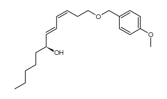 12-(4-methoxybenzyloxy)-1-pentyl (1S,2E,4Z)-2,4-heptadienyl alcohol Structure