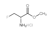 3-fluoro-d-alanine methyl ester, hydrochloride结构式