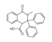 2-methyl-1-oxo-3,3-diphenyl-1,2,3,4-tetrahydro-isoquinoline-4-carboxylic acid结构式