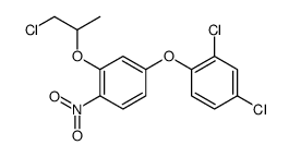 2-(1-chloropropan-2-yloxy)-4-(2,4-dichlorophenoxy)-1-nitrobenzene结构式
