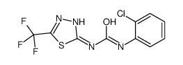 1-(2-chlorophenyl)-3-[5-(trifluoromethyl)-1,3,4-thiadiazol-2-yl]urea Structure