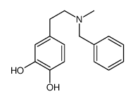 4-(2-(Benzyl(Methyl)amino)ethyl)benzene-1,2-diol结构式