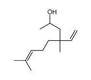 4-ethenyl-4,8-dimethylnon-7-en-2-ol结构式