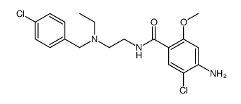 4-Amino-5-chloro-N-{2-[(4-chloro-benzyl)-ethyl-amino]-ethyl}-2-methoxy-benzamide结构式