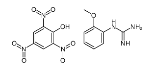 2-(2-methoxyphenyl)guanidine,2,4,6-trinitrophenol Structure