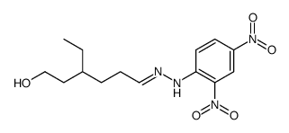 6-[(2,4-Dinitro-phenyl)-hydrazono]-3-ethyl-hexan-1-ol结构式