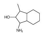 1-amino-3-methyl-2,3,3a,4,5,6,7,7a-octahydro-1H-inden-2-ol结构式