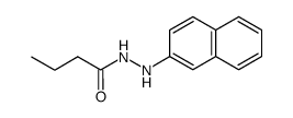 Butyryl-β-naphthylhydrazin Structure
