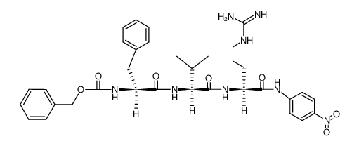 Z-Phe-Val-Arg-p-nitroanilid Structure