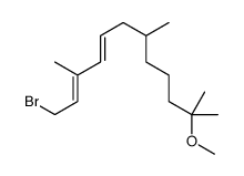 1-bromo-11-methoxy-3,7,11-trimethyldodeca-2,4-diene Structure