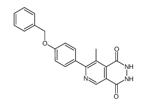 7-(4-benzyloxy-phenyl)-8-methyl-2,3-dihydro-pyrido[3,4-d]pyridazine-1,4-dione Structure