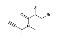 2,3-dibromo-N-but-3-yn-2-yl-N-methylpropanamide Structure