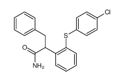 2-[2-(4-Chloro-phenylsulfanyl)-phenyl]-3-phenyl-propionamide Structure