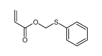 phenylsulfanylmethyl prop-2-enoate结构式