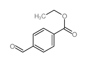 Benzoic acid,4-formyl-, ethyl ester structure
