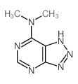 3H-1,2,3-Triazolo[4,5-d]pyrimidin-7-amine,N,N-dimethyl- Structure