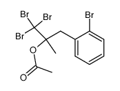 2,2,2-tribromo-1-(2-bromobenzyl)-1-methylethyl acetate Structure