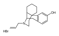 Morphinan-3-ol,17-(2-propenyl)-,hydrobromide Structure