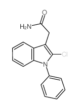1H-Indole-3-acetamide,2-chloro-1-phenyl- Structure