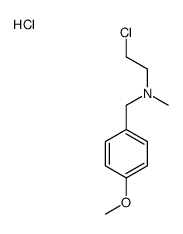 2-chloroethyl-[(4-methoxyphenyl)methyl]-methylazanium,chloride结构式