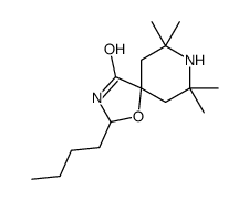 2-butyl-7,7,9,9-tetramethyl-1-oxa-3,8-diazaspiro[4.5]decan-4-one Structure