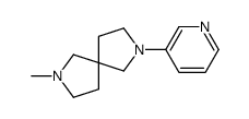 7-methyl-2-pyridin-3-yl-2,7-diazaspiro[4.4]nonane Structure