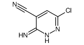 4-Pyridazinecarbonitrile,3-amino-6-chloro- structure