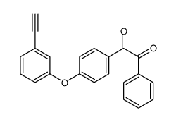 1-[4-(3-ethynylphenoxy)phenyl]-2-phenylethane-1,2-dione结构式