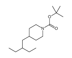 tert-butyl 4-(2-ethylbutyl)piperidine-1-carboxylate Structure