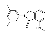 2-(3,5-dimethylphenyl)-7-(methylamino)-3H-isoindol-1-one Structure