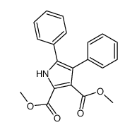 dimethyl 4,5-diphenyl-1H-pyrrole-2,3-dicarboxylate结构式