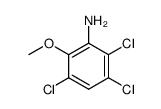 2,3,5-trichloro-6-methoxyaniline结构式