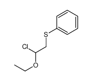 (2-chloro-2-ethoxyethyl)sulfanylbenzene Structure