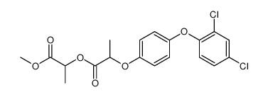 2-[4-(2,4-Dichloro-phenoxy)-phenoxy]-propionic acid 1-methoxycarbonyl-ethyl ester Structure