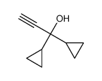1,1-dicyclopropylprop-2-yn-1-ol Structure