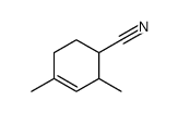 2,4-dimethyl cyclohexene carbonitrile Structure