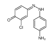 4-[(4-Aminophenyl)azo]-2-chlorophenol结构式